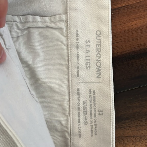 Outer known Sea Legs Straight Fit Chinos - Picture 3 of 4